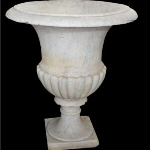 31-20455x, Large marble two piece garden urn, Victorian-turn of the century, American. $1,950