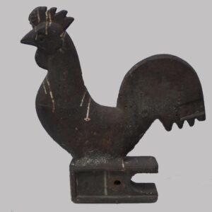 12-21272, Cast iron figure of a rooster windmill weight, late19th early 20th century.  $2,250