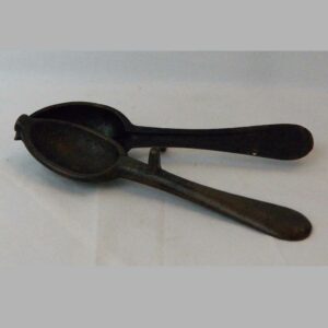30-20559, Pewter 2 part spoon mold, cast brass, late 18th century. $350