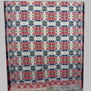 16-26774, Rare set of Lancaster Co., PA sampler by Elizabeth Houser and her coverlet in her 13 year. $3,650